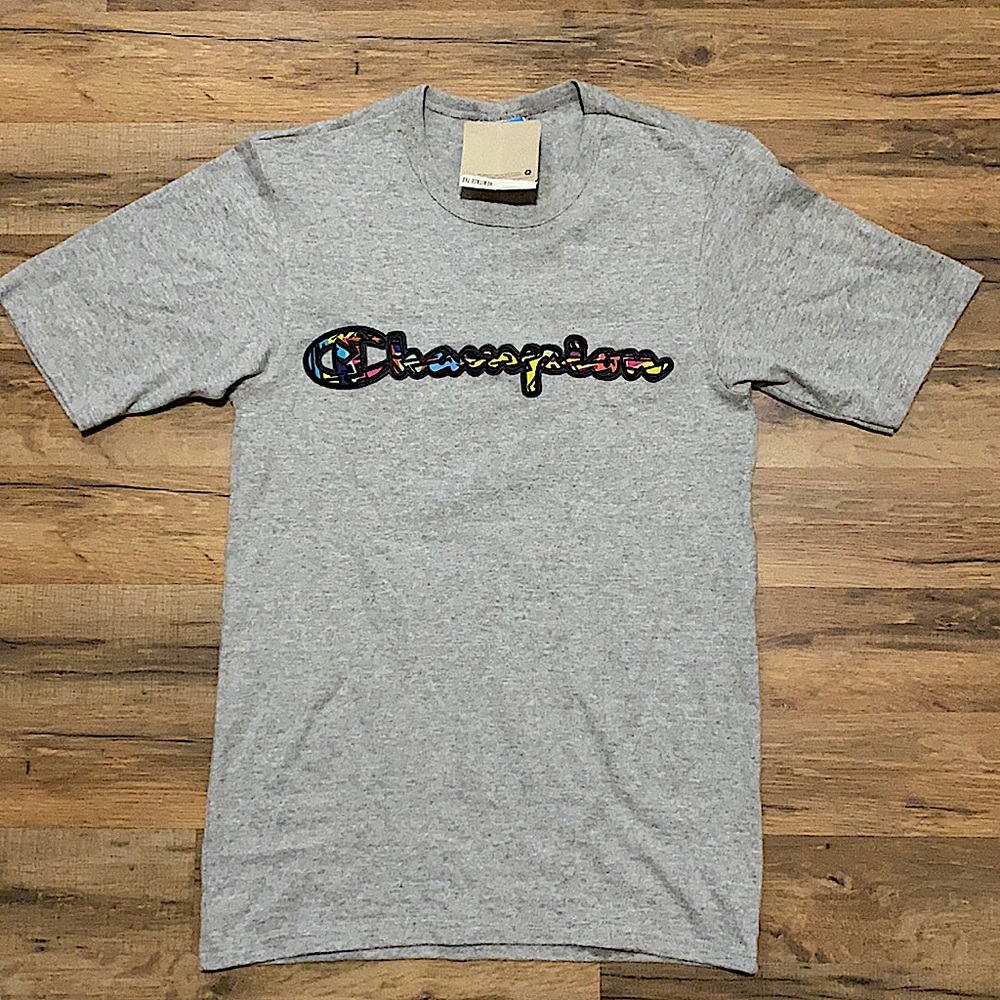 Champion short sleeve spell out shirt